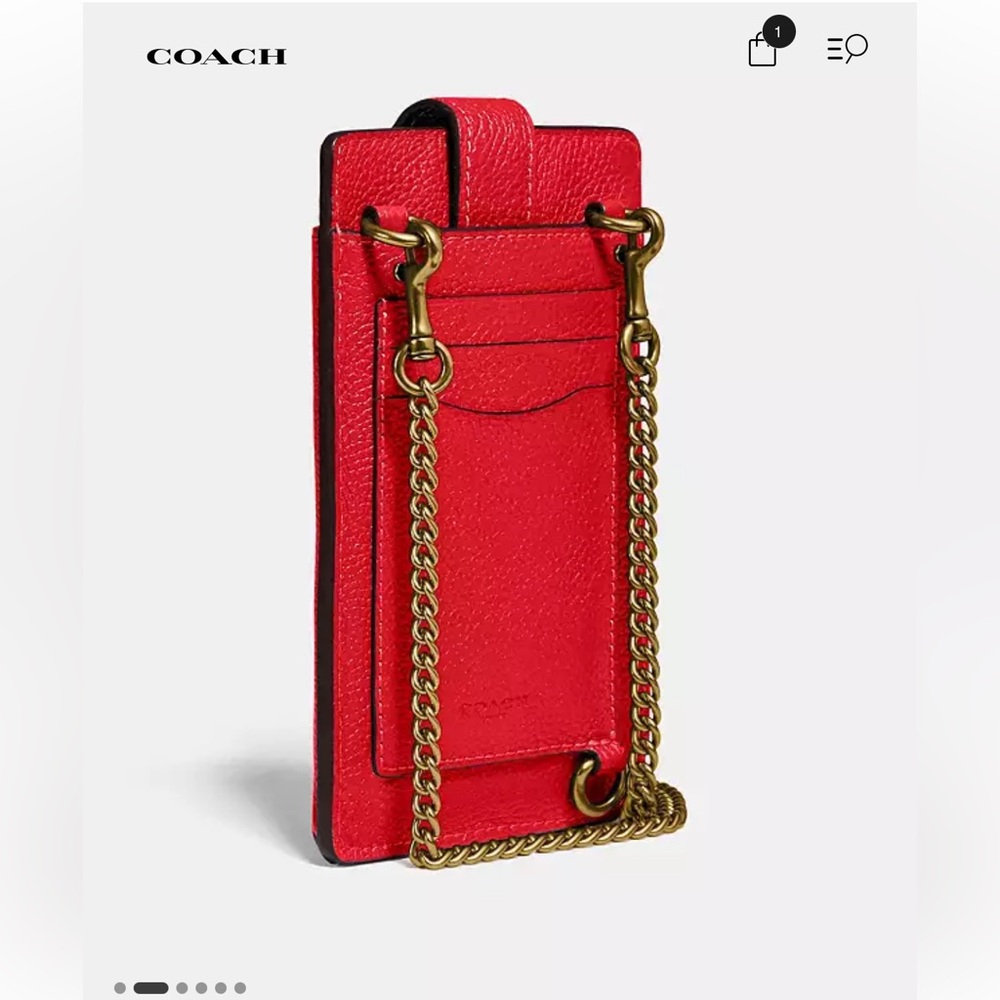 Coach Turnlock Chain Phone Crossbody - Picture 5 of 13
